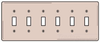 Standard Wall Plate - NP6AL - Hubbell Incorporated