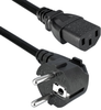CEE 7/7 RIGHT ANGLED to IEC 60320 C13, 3 x 1, H05VV-F, 70C, 2500 mm -- 367003-D01 - Image