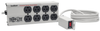 Isobar 8-Outlet Surge Protector, 12 ft. Cord with Right-Angle Plug, 3840 Joules, Remote Master Switch, Metal Housing - IB8RM - Tripp Lite by Eaton