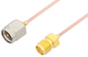SMA Male to SMA Female Cable 24 Inch Length Using PE-047SR Coax - PE3188-24 - Pasternack