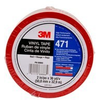 3M 471 Red Marking Tape - 2 in Width x 36 yd Length - 5.2 mil Thick - 68866 - 051115-68866 - R. S. Hughes Company, Inc.