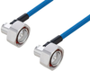 Plenum 7/16 DIN Male Right Angle to 7/16 DIN Male Right Angle Low PIM Cable 36 Inch Length Using SPP-250-LLPL Using Times Microwave Parts - PE3C6189-36 - Pasternack