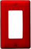 Wall Plate, 1 Gang, Red; Accessory Type Hubbell Wiring Devices - 17M7067 - Newark, An Avnet Company