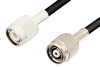 TNC Male to Reverse Polarity TNC Male Cable 60 Inch Length Using RG223 Coax - PE35236-60 - Pasternack