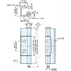CONCEALED HINGE W/ REMOVABLE PIN - TS-243-30 -- TS-243-30 - Image