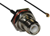 Rf Coax Cable, 1.37Mm, Amc-Tnc Rp, 75Mm, Black; Connector Type A Amphenol Rf - 78X4589 - Newark, An Avnet Company