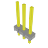 Headers, Male Pins - 612-MTLW-103-08-S-S-340-ND - DigiKey