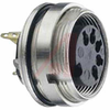 connector,circular din,female locking receptacle,rear mount,8 contact,ip68 - 70151270 - Allied Electronics, Inc.