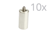 Optical Post Pack, 0.75 in. Height, 0.5 in. Diameter, 8-32, 1/4-20, Qty 10 - SP-.75-PK - Newport MKS