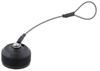 Dust Cap + Lanyard for Ruggedized In-line Receptacle, Electroless Nickel Finish - TMK00007 - MilesTek Corporation