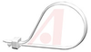 Sta-Strap Cable Tie, Releasable, 4.0in,Minatature Cross Section, Natural - 70044799 - Allied Electronics, Inc.