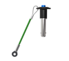 Button Handle Quick Release Pins with Aluminum Oval Tab Lanyard -- 800600MMQ - Image