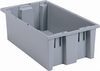 Tote, Nest & Stack Tote 18 x 11 x 6, Gray -- 35180GREY