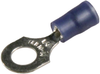 Terminal, Ring, 1/4In, Crimp, Blue, 18-14Awg; Stud Size - Metric Abb - Thomas & Betts - 01C5109 - Newark, An Avnet Company