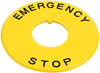 Nameplate, E-Stop Switch; For Use With Idec - 47AC8934 - Newark, An Avnet Company
