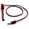 XJL Macro-Hook to Stacking Banana Plug, 18 AWG PVC Test Lead - 601XJL - E-Z-HOOK, a division of Tektest, Inc.