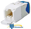 Panduit® Mini-Com TX6 10GIG Shuttered Jack Module - CJD6X88TG - TelephoneStuff.com