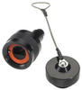 Ruggedized RJ45 Plug, Anodized finish, fits cable OD .190-.270 inches with Dust Cap -- T5B00005 - Image