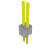 Headers, Male Pins - 612-HTMS-102-01-L-S-ND - DigiKey