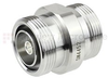 7/16 DIN Female (Jack) to 7/16 DIN Female (Jack) Adapter IP67 UnMated, Tri-Metal Plated Brass Body, 1.25 VSWR -- SM4452 - Image