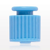 Male Luer Cap, Non-Vented, Blue -- 17672 - Image