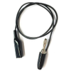 Mini Alligator Clip to Stacking Banana Plug, 22 AWG PVC Test Lead - 281M - E-Z-HOOK, a division of Tektest, Inc.