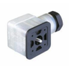 GDMF Flat Line DIN Standard Field Attachable Connector: Form A, 3-pin (2+1PE; PE across cable outlet), transparent housing, screw type, M16; with yellow LED, 110 V AC/DC, 10 A -- GDMF 2016 DCAA