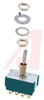 Switch, Toggle(long); Panel Mnt; 6 A; 125 VAC; 4PDT; On-None-On; Solder/QC - 70156028 - Allied Electronics, Inc.