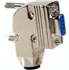 Right Angle Metal Hood for 25-Pin D-Sub Connectors -- DZ25B-RA