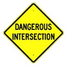 Dangerous Intersection Sign - W2-66 - Traffic Safety Warehouse