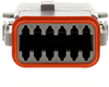 Rectangular Connectors, Heavy Duty - DT Series - DT06-12SA-CE06 - LADD Distribution