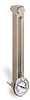 Aluminum Liquid Level Gage with Dial Thermometer, 8” Centerline, Back Mount 1/2”-20 with Nuts - B3540-20800BB1W - Oil-Rite Corp.