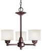 1733-167 3 Light Mini Chandelier - 1733-167 - Minka Group