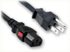 JIS 8303 JAPAN to IEC-60320-C13 AUTO-LOCK HOME // Power Cords // International Power Cords // Japan/Taiwan Power Cords -- 2000.098AL - Image