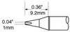 OKi SFP-CH10, 30° Chisel Cartridge 1 mm x 9.2 mm - SFP-CH10 - Ellsworth Adhesives