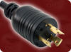 LOCKING NEMA L5-20P JAPAN to IEC-60320-C19 HOME // Power Cords // International Power Cords // Japan/Taiwan Power Cords - 2034.144 - Quail Electronics