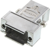 D-Sub Back Shell, 180 Deg, 9Pos/de, Zinc; Product Range Harting - 44J9710 - Newark, An Avnet Company