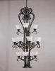 30024-HBZ Large Chandeliers-Glass Shade - 790547 - Capital Lighting, Inc.