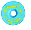 Techspray #2 Yellow No Clean Flux Coating Desoldering Braid 1821-5F - 5 ft Length - 0.055 in Diameter - No Clean Flux Core - 1821-5F - R. S. Hughes Company, Inc.