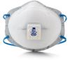 3M Cool Flow 8577 White Universal P95 Molded Cup Particulate Respirator - 051138-54371 - 051138-54371 - R. S. Hughes Company, Inc.