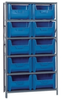 Quantum Storage Bin Units - 53244 - U.S. Plastic Corporation