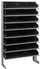 Sloped Rack, 8Shelves, 24Bins, Black; Shelving Unit Type Quantum Storage - 44AC6525 - Newark, An Avnet Company