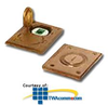 Hubbell Rectangular Floor Box Cover -- HPWS