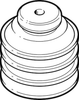 Vacuum cup without connector - ESV-50-CS - Festo Corporation
