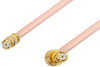 SMP Female to SMP Female Right Angle Cable 36 Inch Length Using RG405 Coax, RoHS - PE36158LF-36 - Pasternack