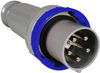 Plug Connector, 3P+E, 100A/250V, Blue; Current Rating Lapp Usa - 61AC3745 - Newark, An Avnet Company