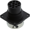 Circular Connector Receptacle Size 14, 12 Position, Panel; Product Range Itt Cannon - 47M0132 - Newark, An Avnet Company