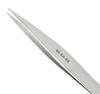 Excelta One Star Utility Tweezers 00-SA-SE - Stainless Steel Straight Medium Point Tip - 4 1/2 in Length - EXCELTA 00-SA-SE - R. S. Hughes Company, Inc.