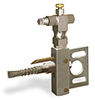 (Formerly B1009-1X01), Horizontal Valve Brush with Drip Tube, 1/4” Round Stainless Steel, 1/8” Female NPT Inlet - B1009-SR1BHW - Oil-Rite Corp.