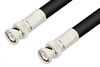 BNC Male to BNC Male Cable 72 Inch Length Using RG213 Coax, RoHS - PE3749LF-72 - Pasternack